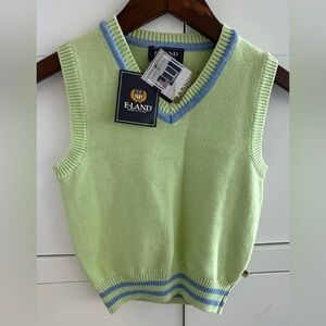 E-Land Kids Green and Blue Vest